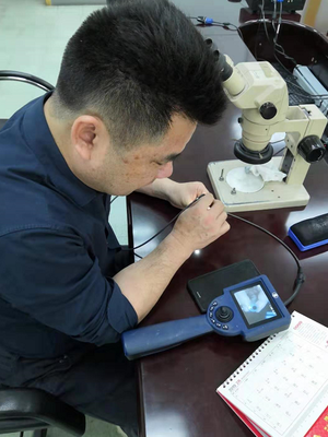 工業(yè)內窺鏡芯片行業(yè)服務現場——芯片壓膠設備檢測與套筒技術咨詢